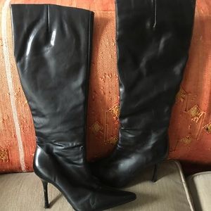 Black Knee High Pencil Heeled by Aldo
